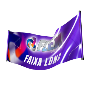 Faixa Lona Brilho Impressão Digital Lona     